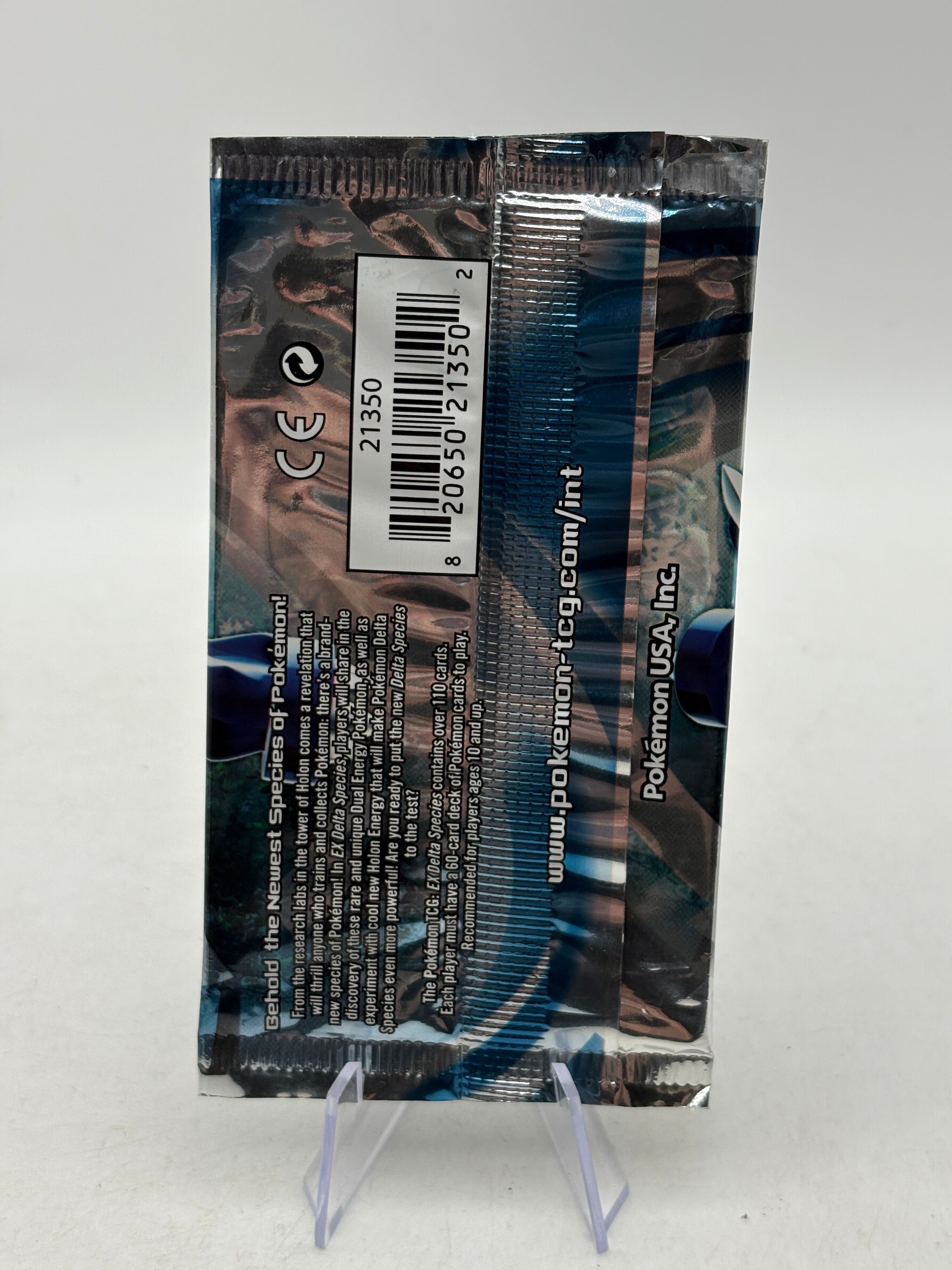 Pokemon TCG EX Delta Species EMPTY Booster Pack Metagross OPEN FRENLY BRICKS - Open 7 Days
